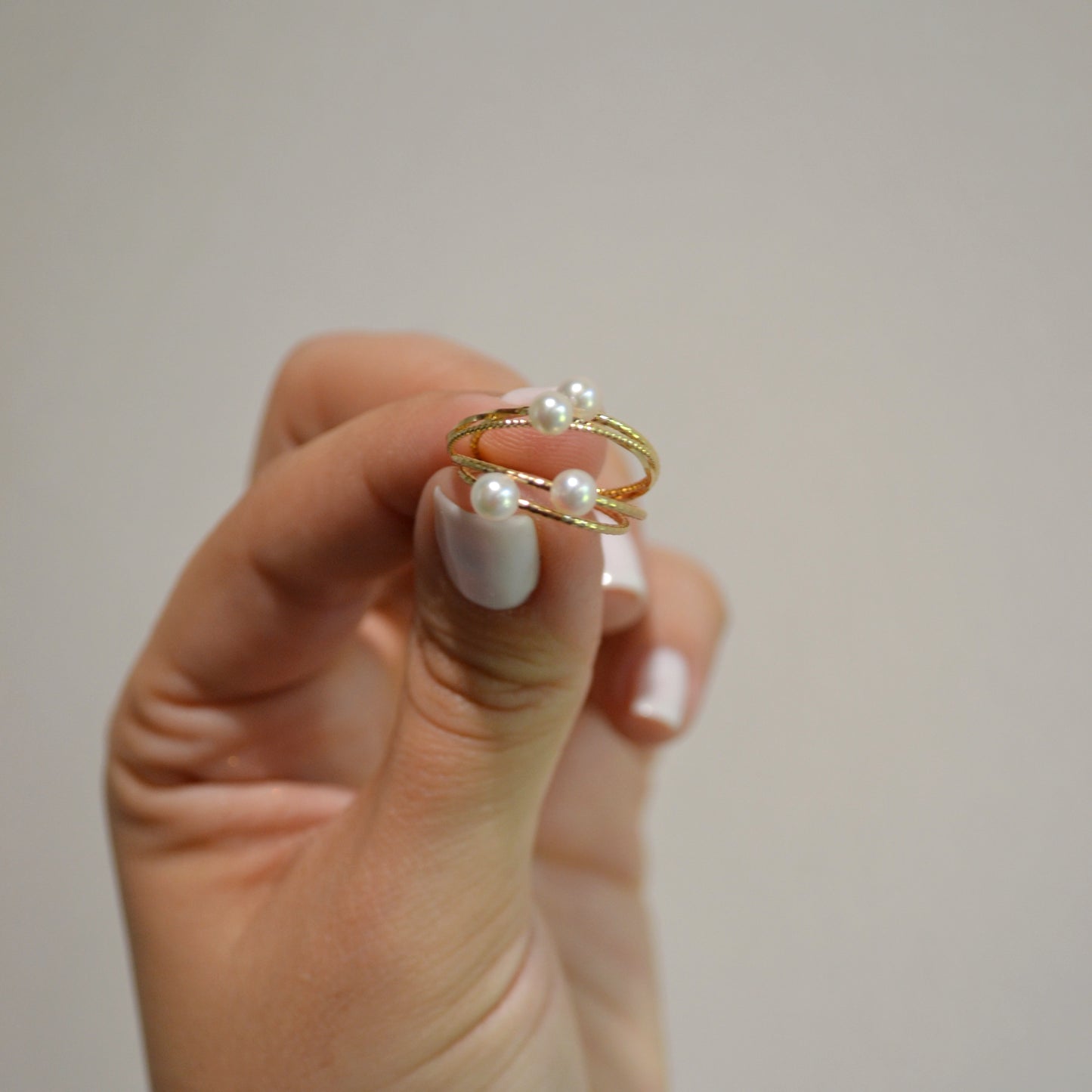 Anillo Mini Perla Akoya