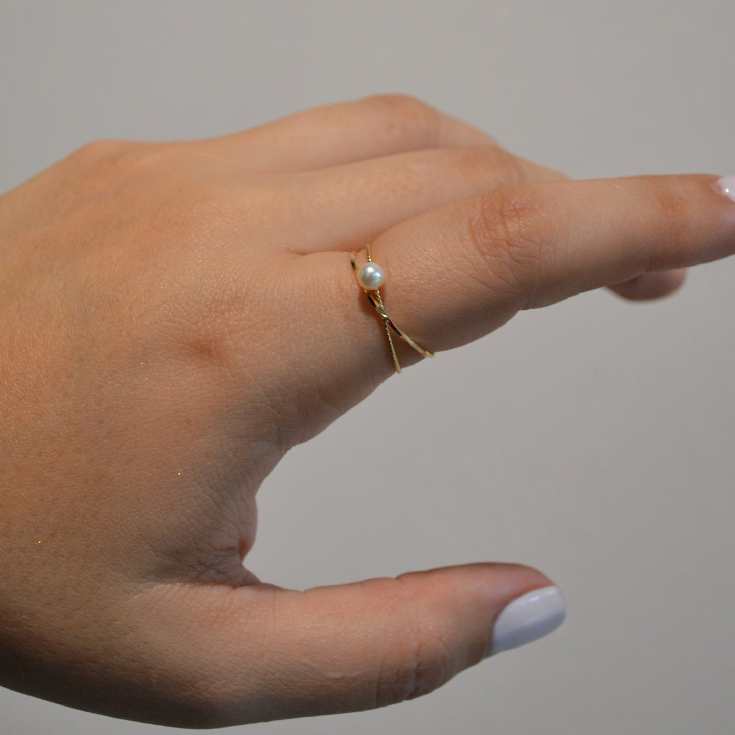 Anillo Mini Perla Akoya
