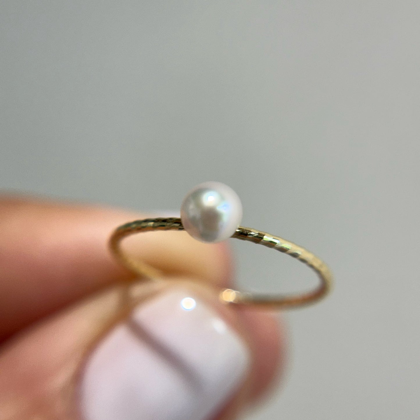 Anillo Mini Perla Akoya