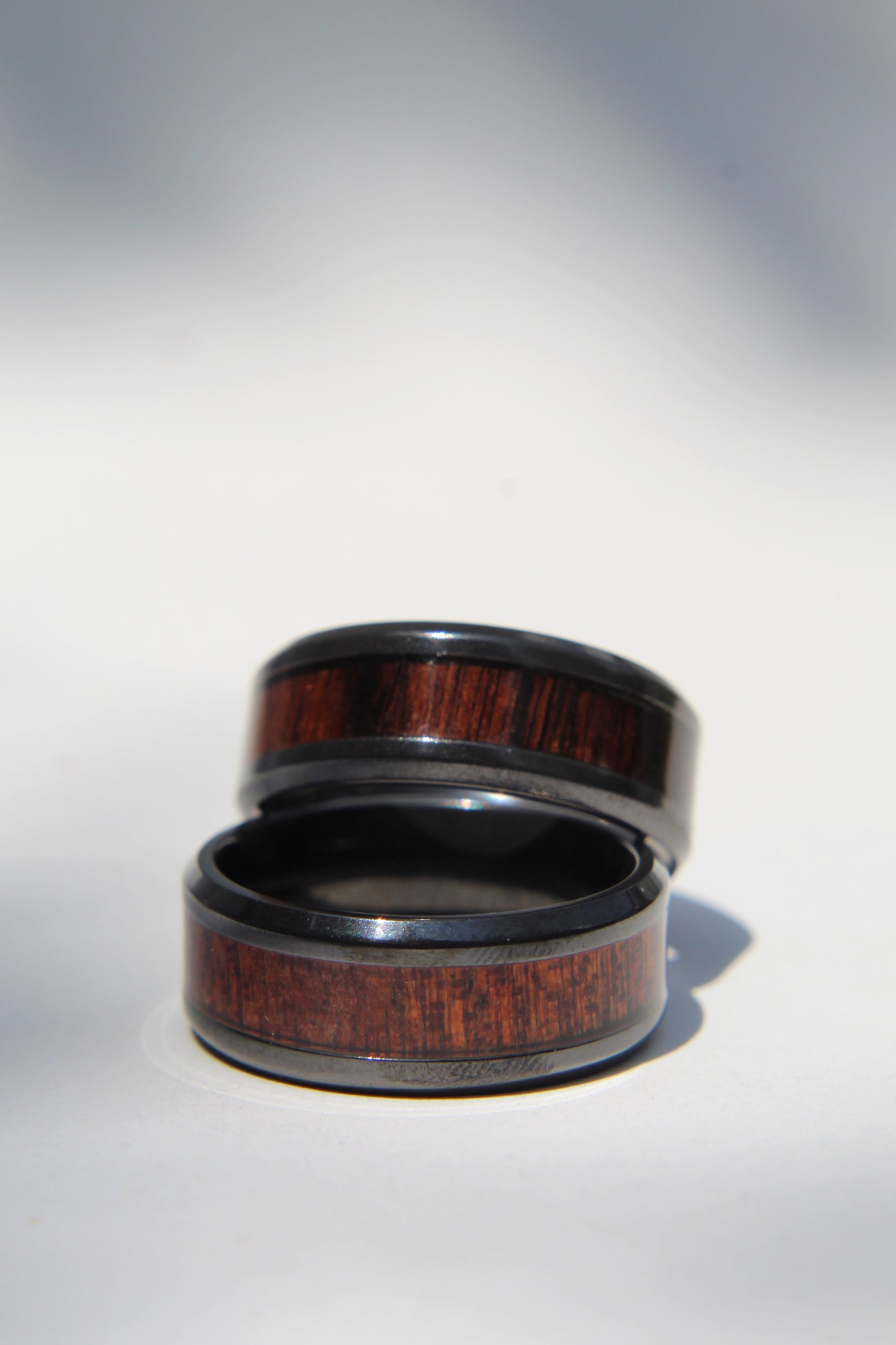 Argollas madera hombre