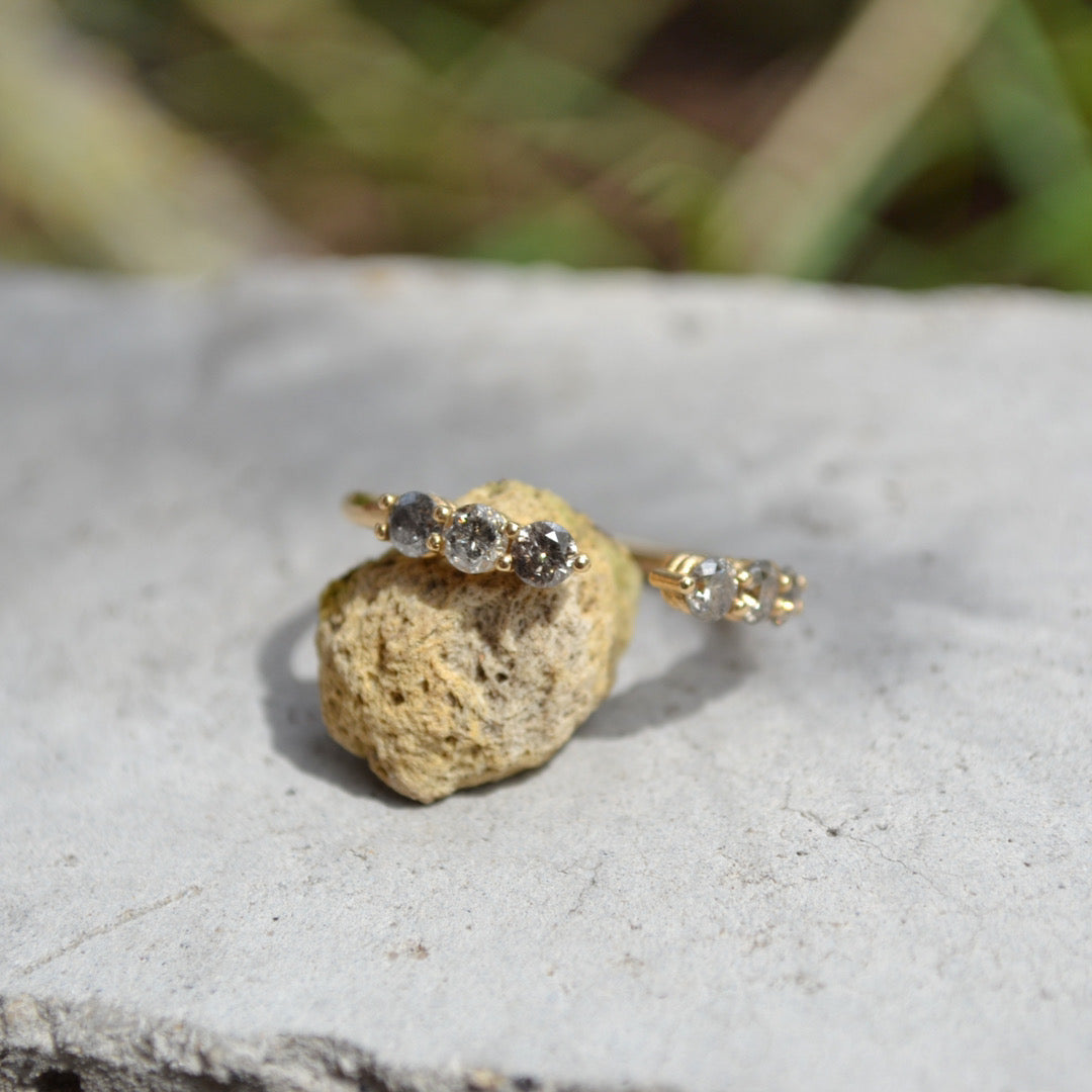 Anillo Tu & Yo Diamante Pimienta