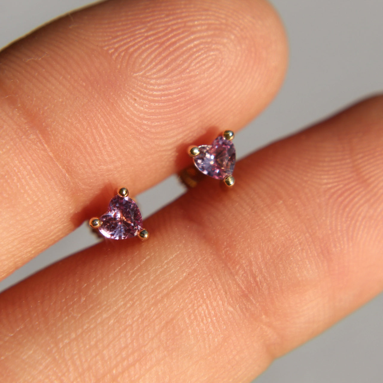 Aretes Topacios Rosas