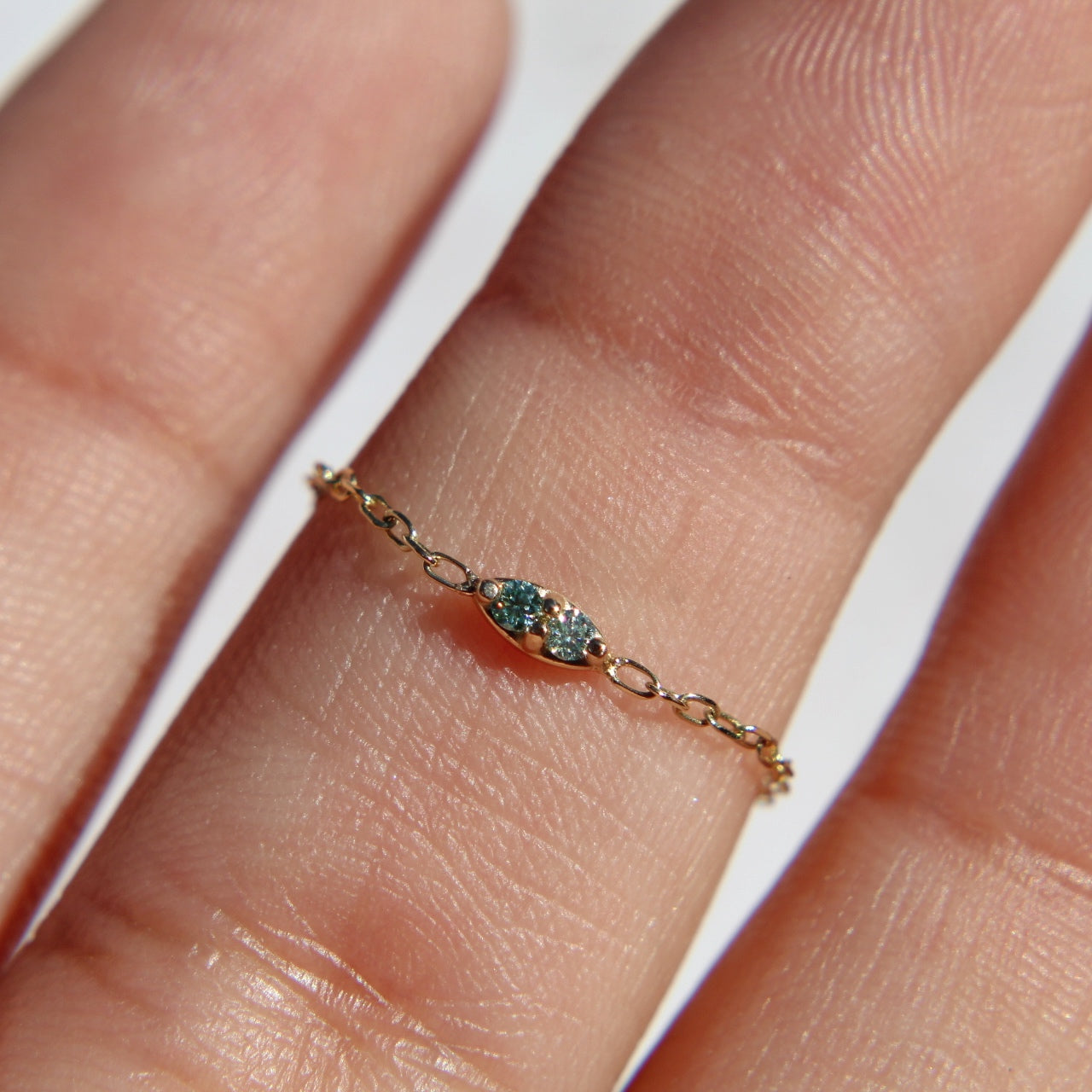 Anillo Double-Trouble Chain