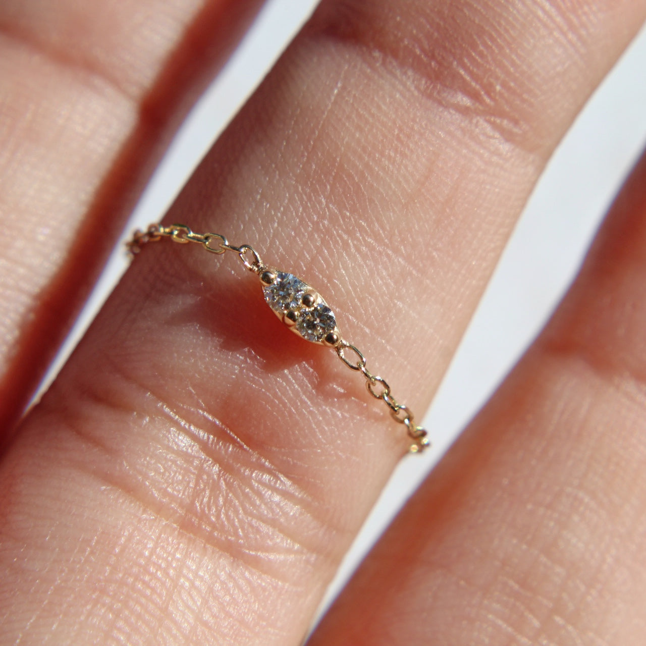 Anillo Double-Trouble Chain