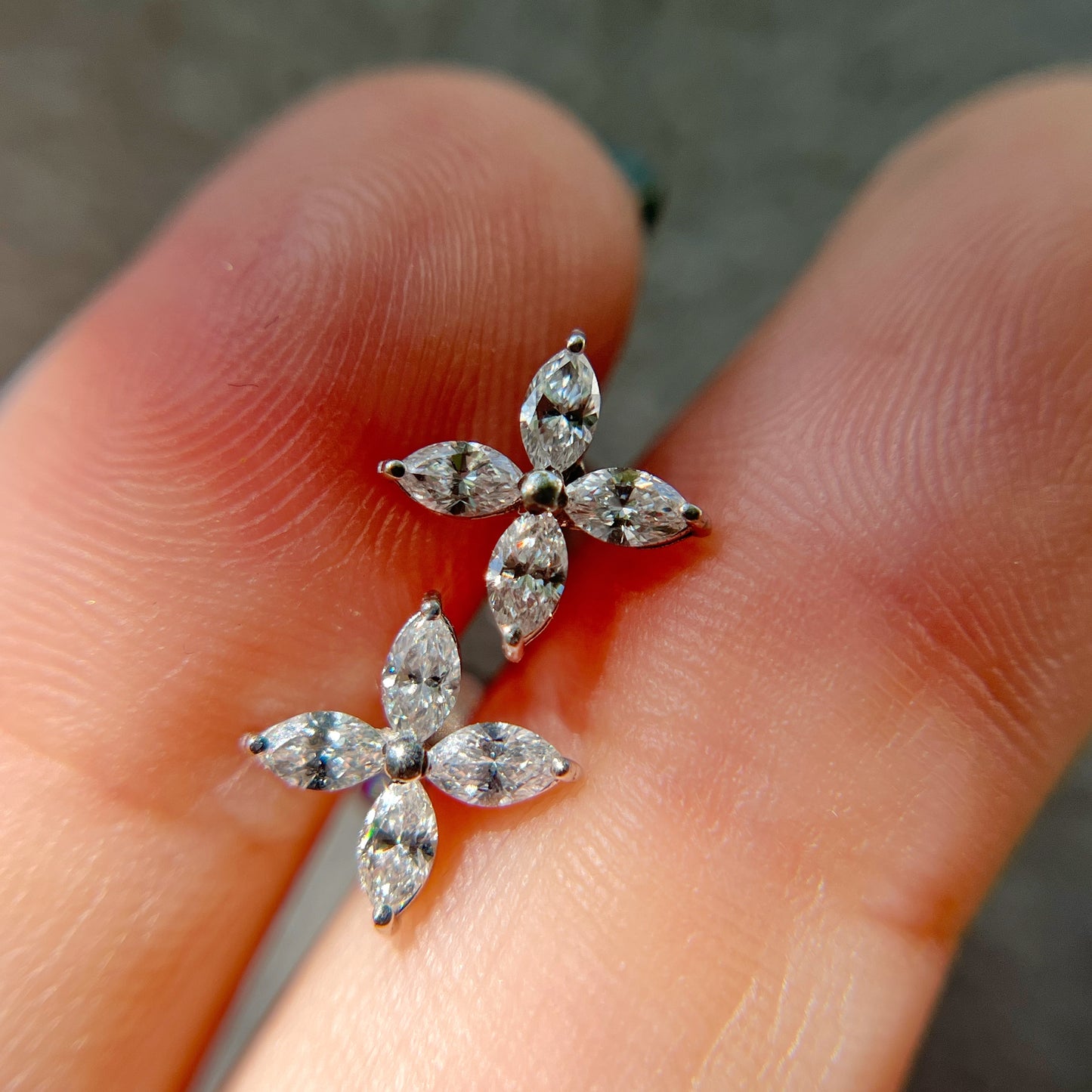 Aretes Diamantes Marquisse