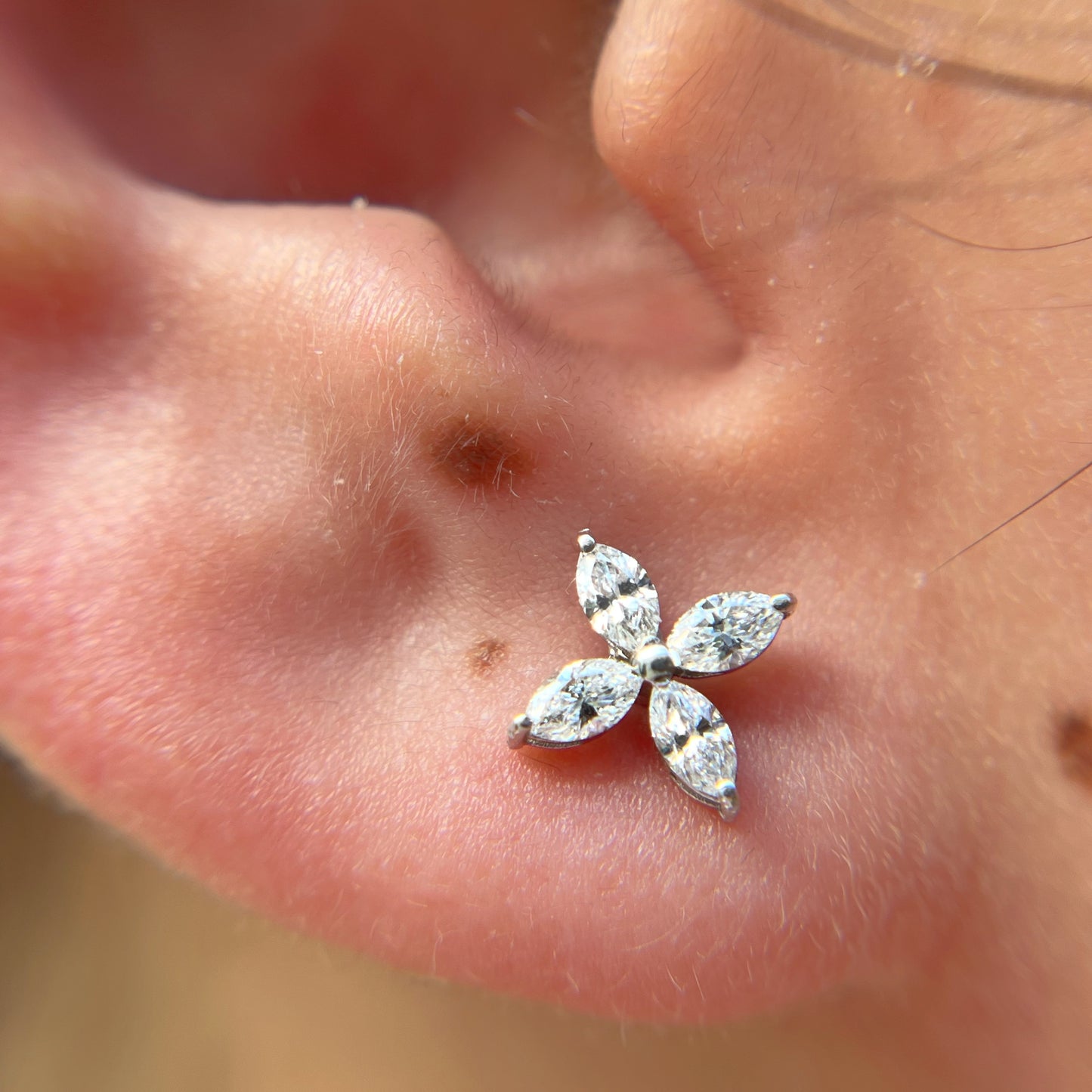 Aretes Diamantes Marquisse