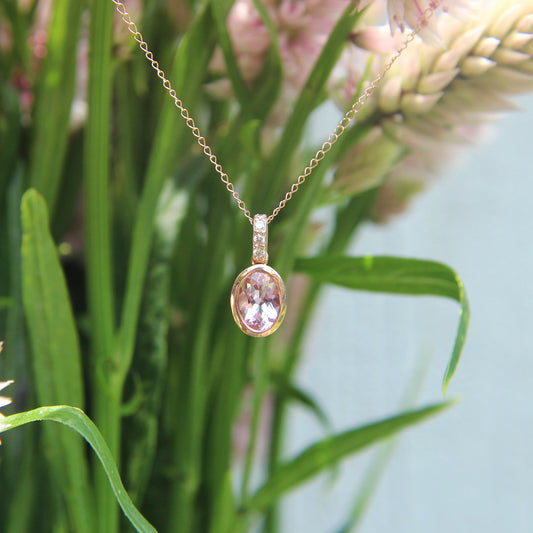 Dije Morganita & Diamantes