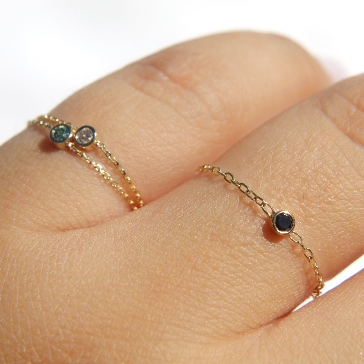 Anillo Chain 2Gem